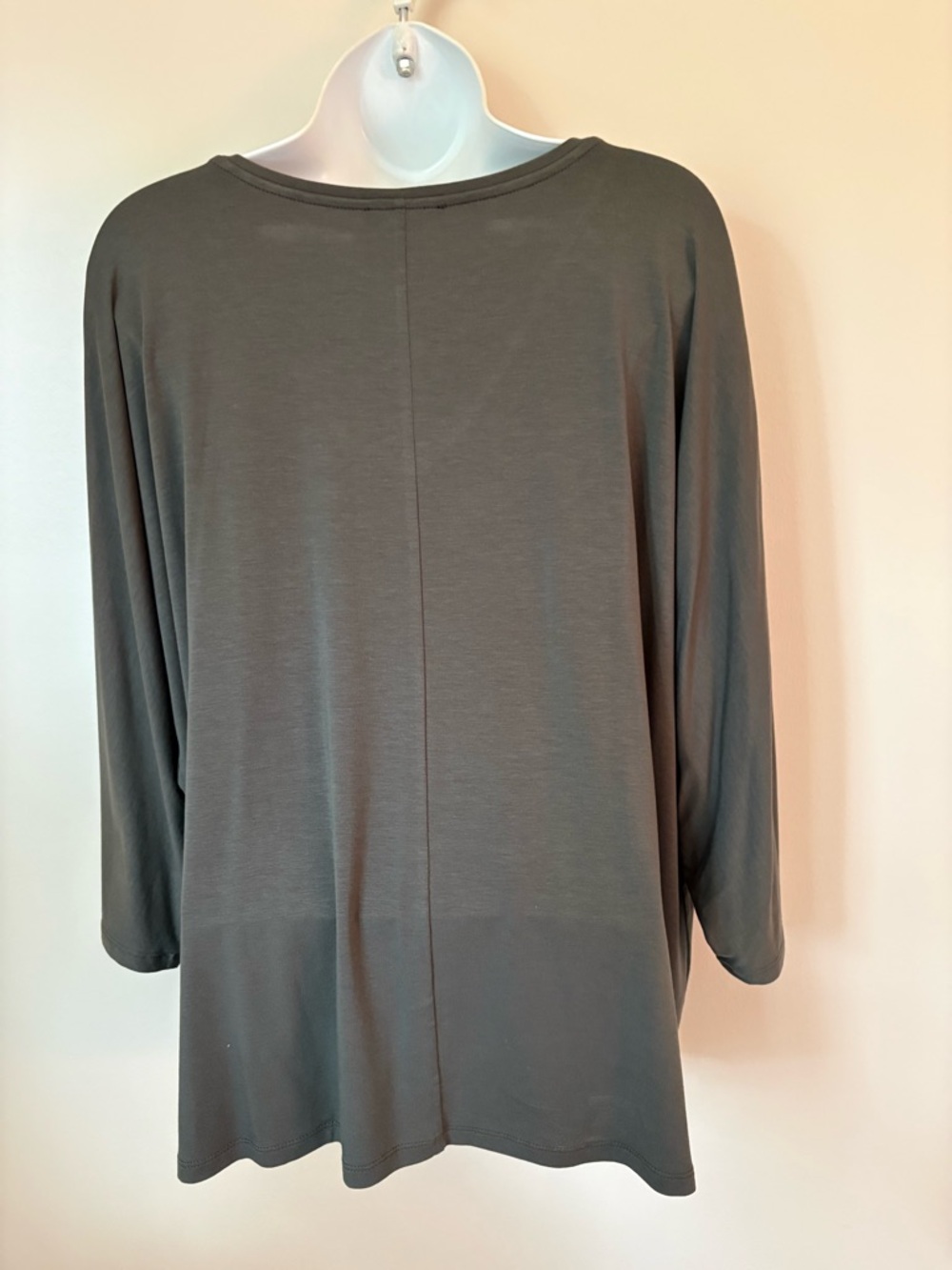 Eileen Fisher V-Neck Relaxed Dolman Sleeve Top - Picture 2 of 7